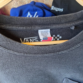 VANS Long Sleeve Tee バンズ ロンT ブラック
