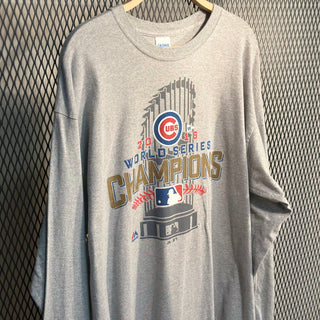 MLB Chicago CUBS 2016 World Series Champions Long Sleeve Tee シカゴ カブス ワールドシリーズ チャンピオン ロンT