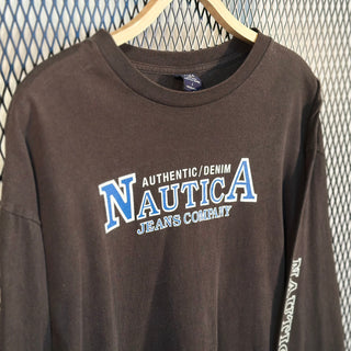 NAUTICA JEANS Long Sleeve Tee ノーティカ ジーンズ ロンT ブラック