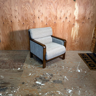 “KARIMOKU” Wood Accent Arm Chair 98年製 サボンヌ ベージュ ヒッコリーブラウン [ 2脚セット ]