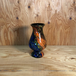 MULTI COLOR VASE with Gold leaf flakesマルチカラー w/金箔フレーク 花瓶