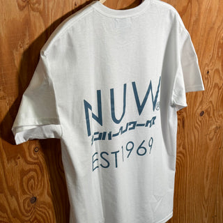 NUMBER UNO WORKS®︎ Original  T-Shirt [ White ] NUW®︎ オリジナル Tシャツ 作業着 ホワイト