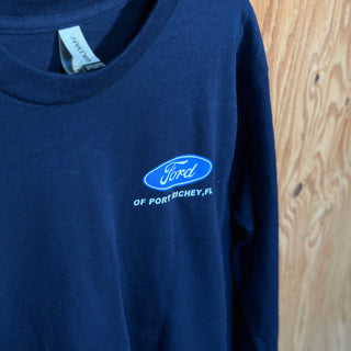 “FORD” Local Dealership Official Long Sleeve T-Shirt [ NAVY ] フォード ローカルディーラー オフィシャル ロンT