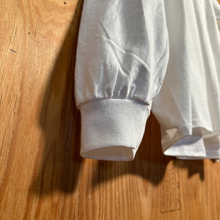 NUMBER UNO WORKS®︎ Original Long Sleeve T-Shirt [ White ] NUW®︎ オリジナル ロンT 作業着 ホワイト