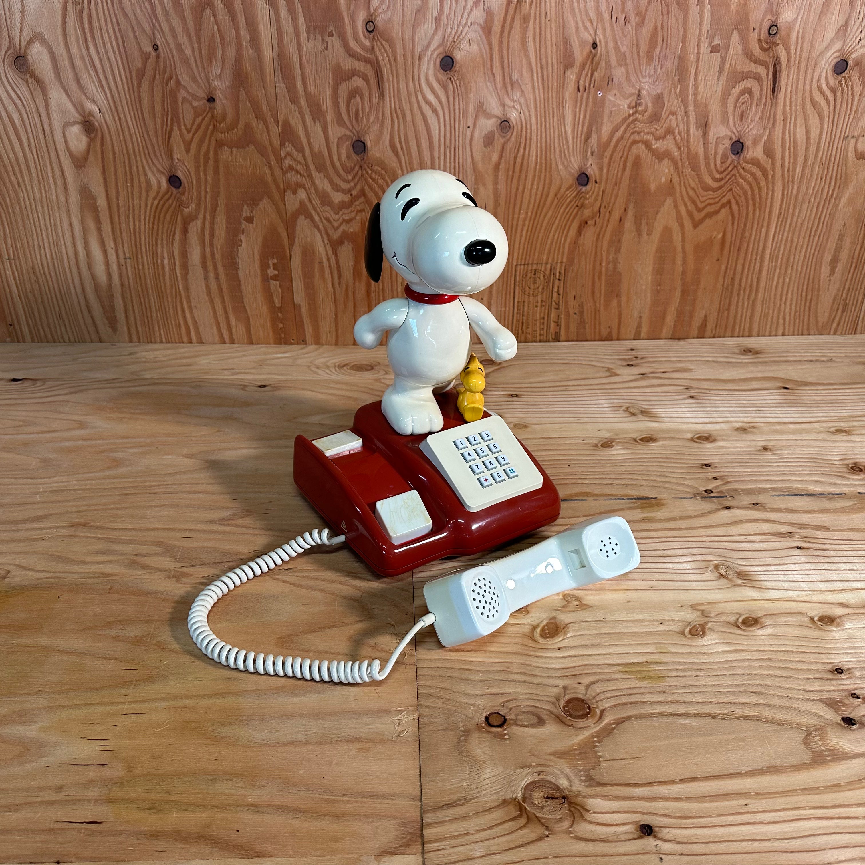 1981 TOMY PEANUTS Snoopy and Woodstock Telephone 昭和レトロ 1981 TOMY PEANUTS Snoopy and Woodstock Telephone 昭和レトロ
