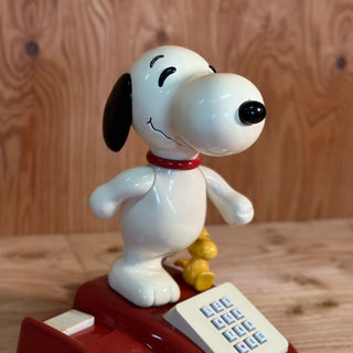 1981 TOMY PEANUTS Snoopy and Woodstock Telephone 昭和レトロ トミー 