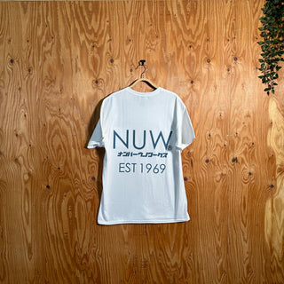 NUMBER UNO WORKS®︎ Original  T-Shirt [ White ] NUW®︎ オリジナル Tシャツ 作業着 ホワイト