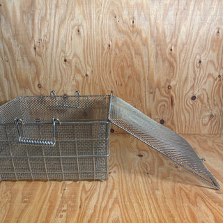 “蛇籠” SUS Steel Mesh Basket with Handles and Lid メッシュバスケット